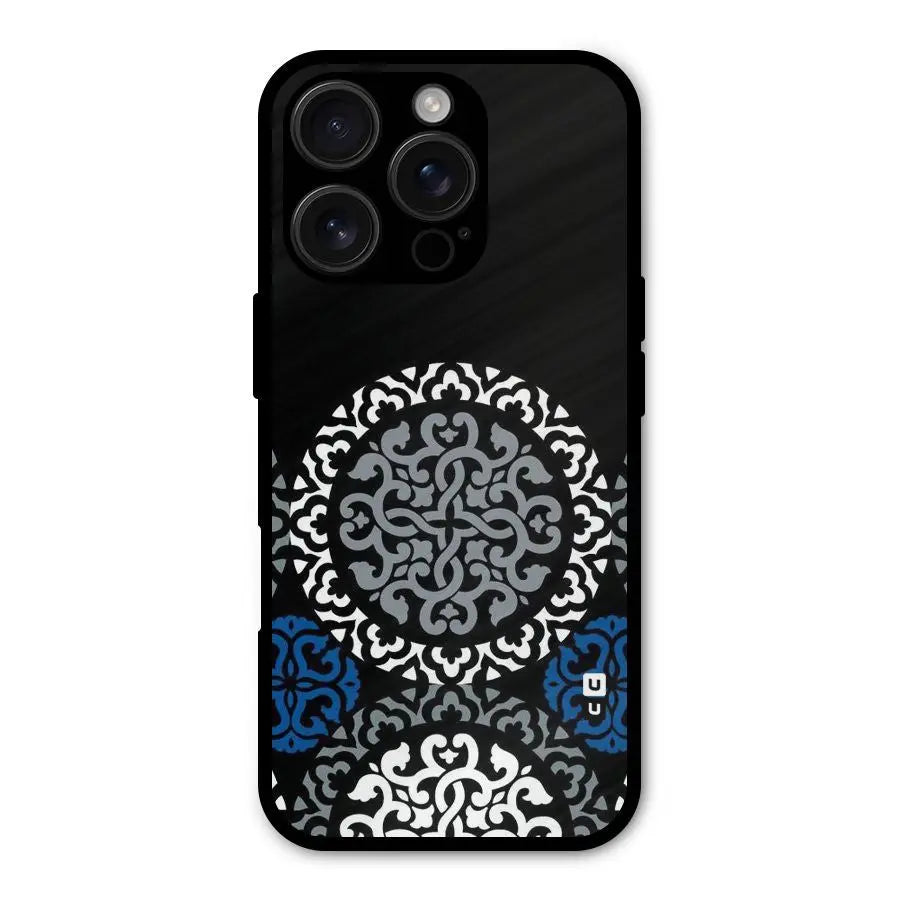 Mandala Circle Pattern Shockproof Hybrid Protection (Metal + TPU) Back Case Cover CoversCart