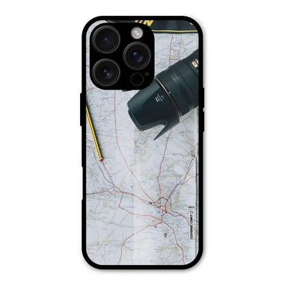 Map And Camera Shockproof Hybrid Protection (Metal + TPU) Back Case Cover CoversCart