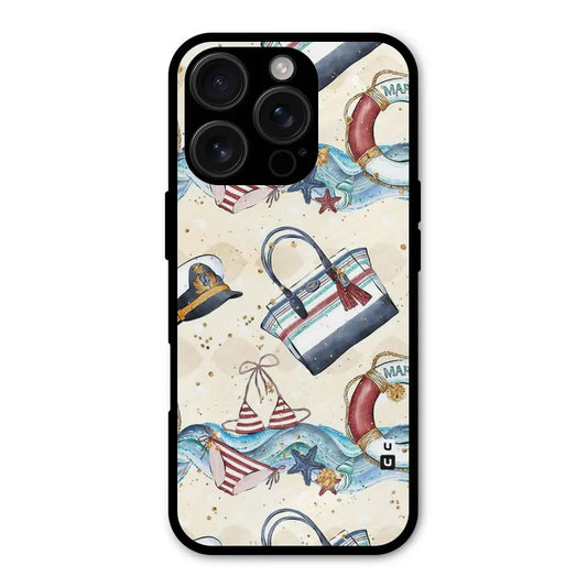 Marine Bag Design Shockproof Hybrid Protection (Metal + TPU) Back Case Cover CoversCart