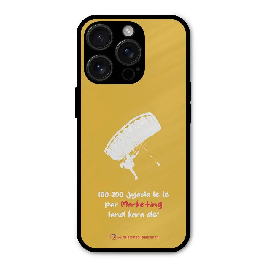 Marketing Land Kara De Mustard Yellow Shockproof Hybrid Protection (Metal + TPU) Back Case Cover CoversCart