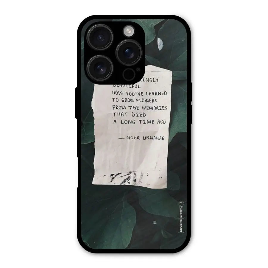 Memories Shockproof Hybrid Protection (Metal + TPU) Back Case Cover CoversCart