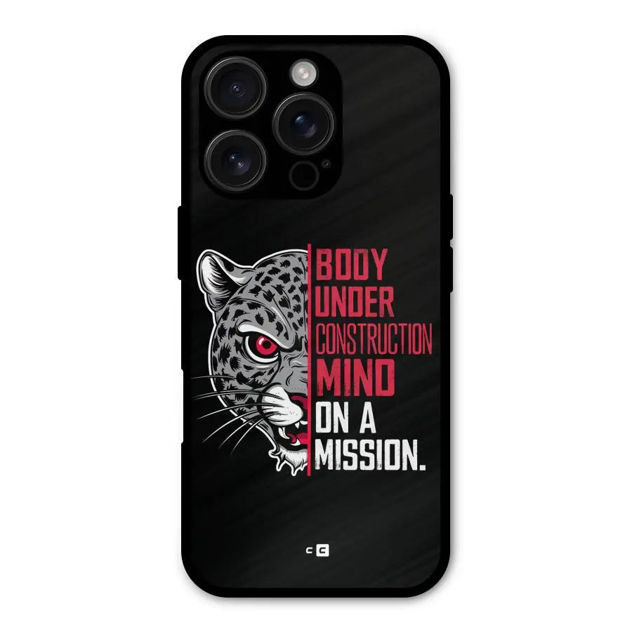 Mind On A Mission Shockproof Hybrid Protection (Metal + TPU) Back Case Cover CoversCart