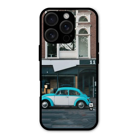 Mini Blue Car Shockproof Hybrid Protection (Metal + TPU) Back Case Cover CoversCart