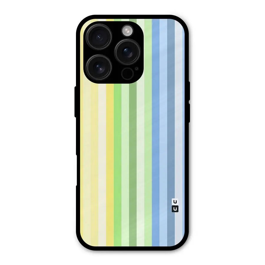 Minimal Pastel Shades Stripes Shockproof Hybrid Protection (Metal + TPU) Back Case Cover CoversCart