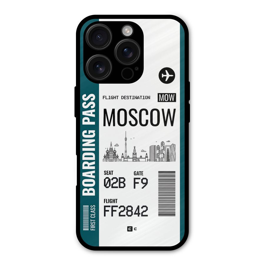 Moscow Boarding Pass Shockproof Hybrid Protection (Metal + TPU) Back Case Cover