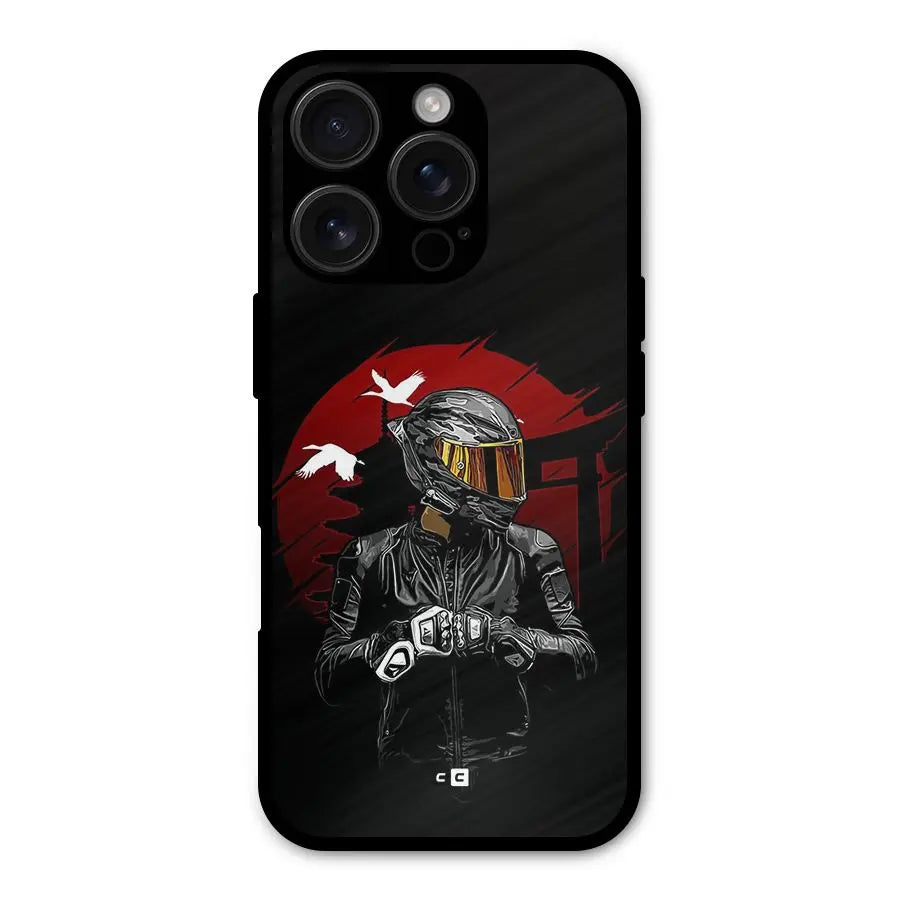 Moto Rider Ready Shockproof Hybrid Protection (Metal + TPU) Back Case Cover CoversCart