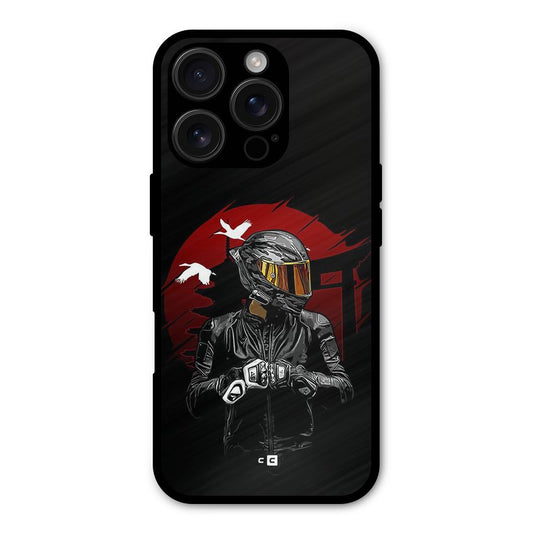 Moto Rider Ready Shockproof Hybrid Protection (Metal + TPU) Back Case Cover