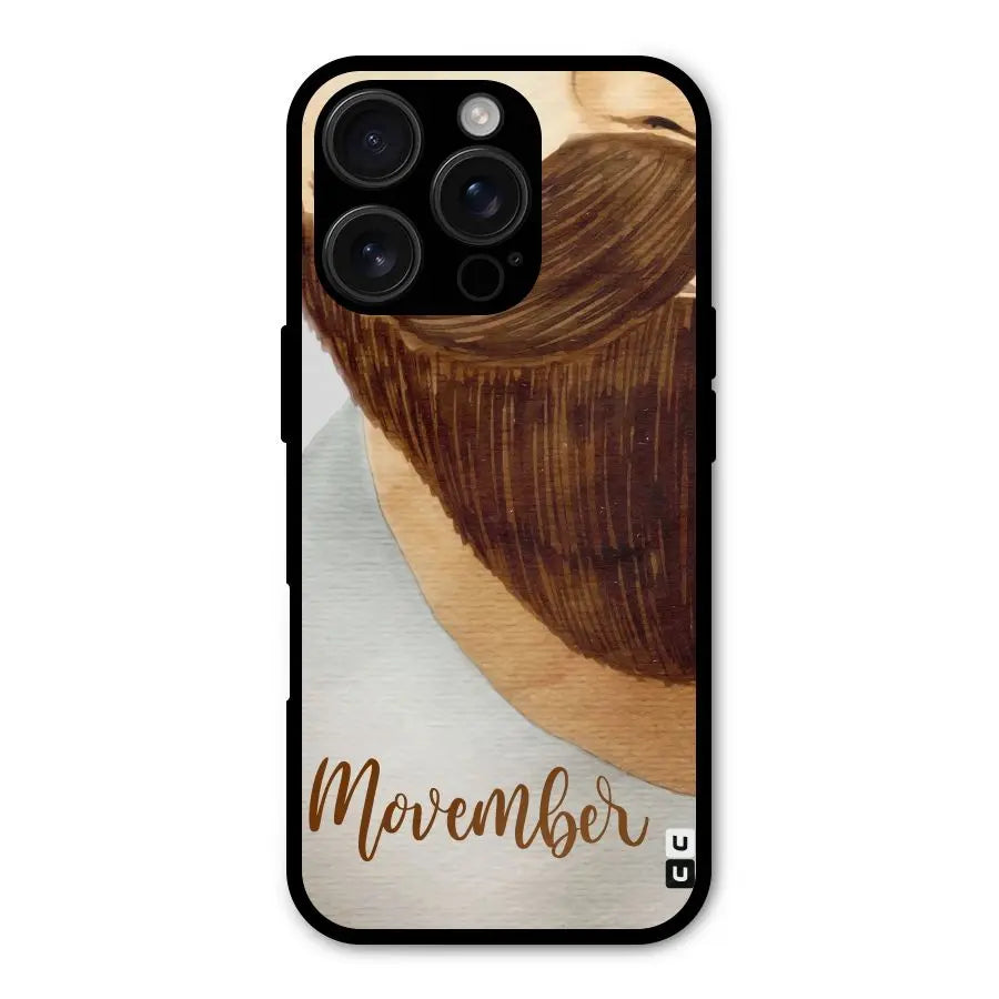 Movember Moustache Shockproof Hybrid Protection (Metal + TPU) Back Case Cover CoversCart