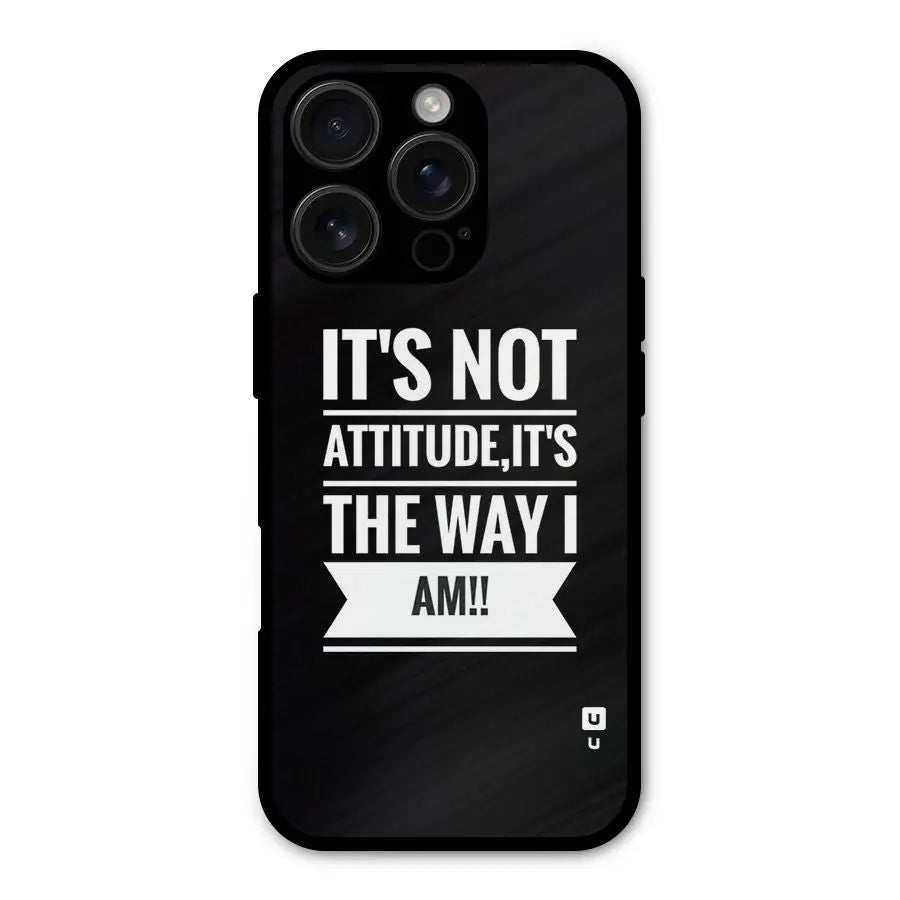 My Attitude Shockproof Hybrid Protection (Metal + TPU) Back Case Cover CoversCart