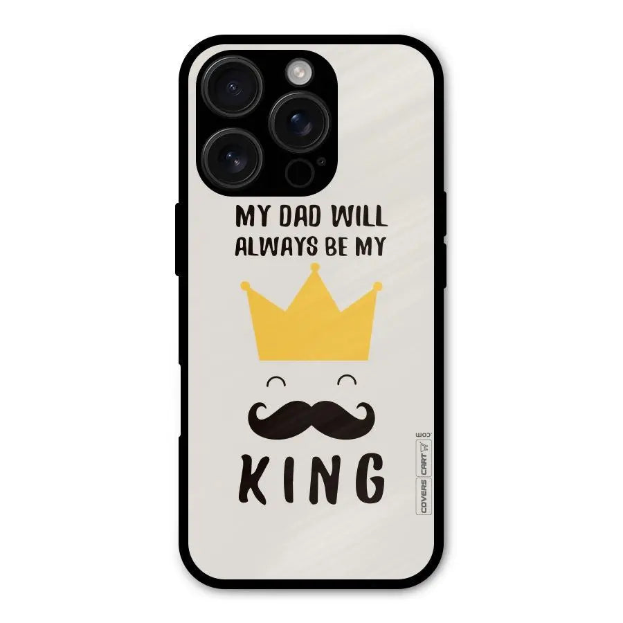My King Dad Shockproof Hybrid Protection (Metal + TPU) Back Case Cover CoversCart