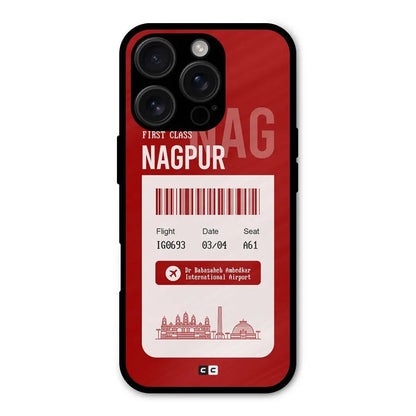 Nagpur Boarding Pass Shockproof Hybrid Protection (Metal + TPU) Back Case Cover CoversCart
