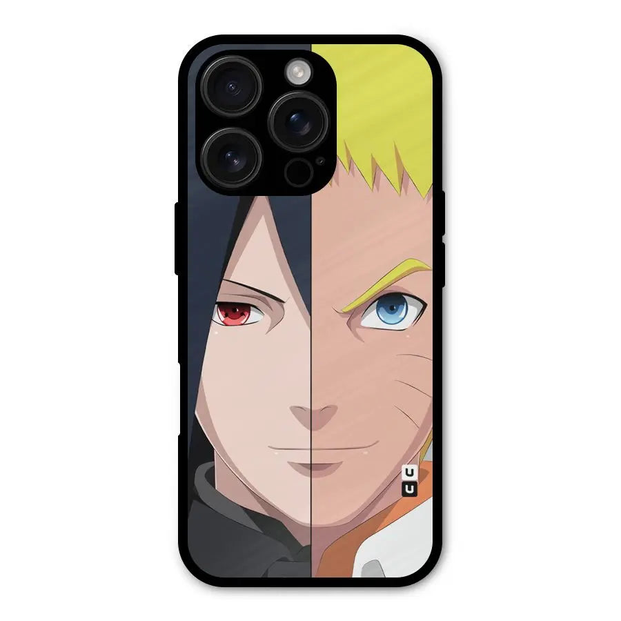 Naruto and Sasuke Shockproof Hybrid Protection (Metal + TPU) Back Case Cover CoversCart