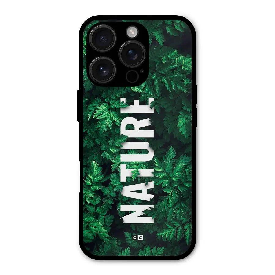 Nature Leaves Shockproof Hybrid Protection (Metal + TPU) Back Case Cover CoversCart