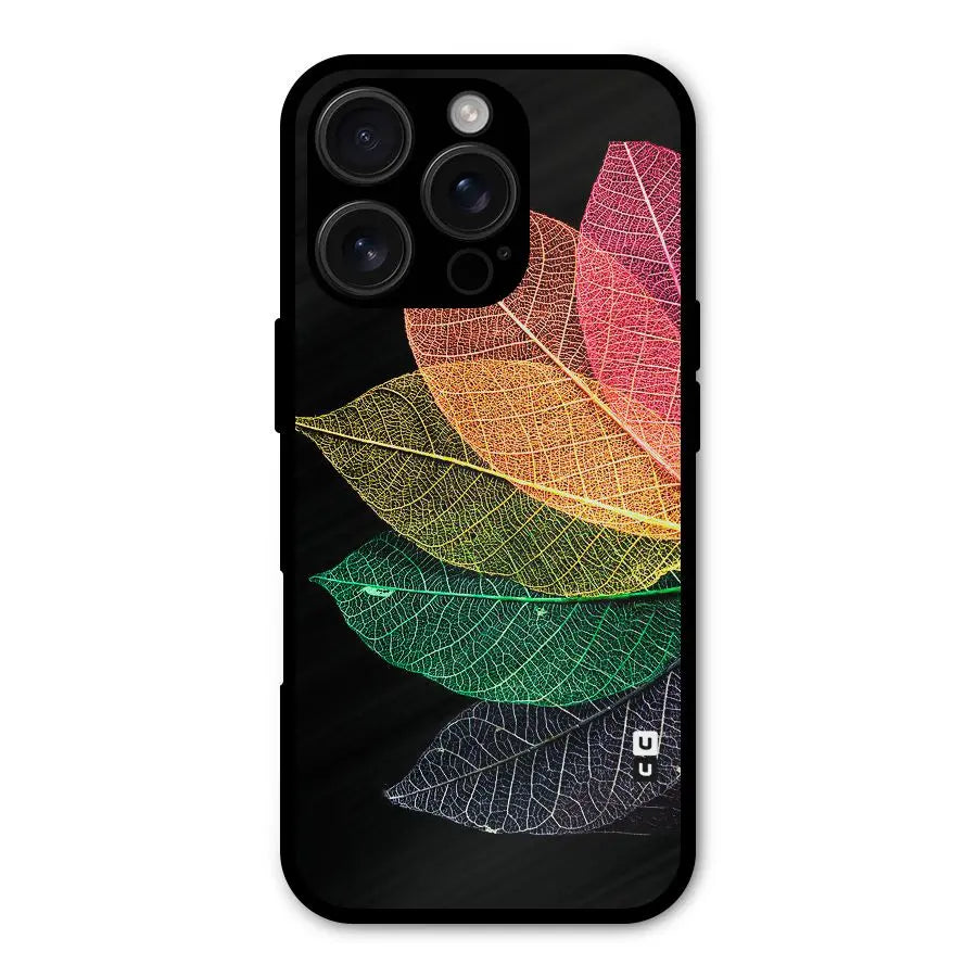 Net Leaf Color Design Shockproof Hybrid Protection (Metal + TPU) Back Case Cover CoversCart