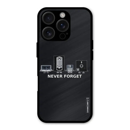 Never Forget Shockproof Hybrid Protection (Metal + TPU) Back Case Cover CoversCart