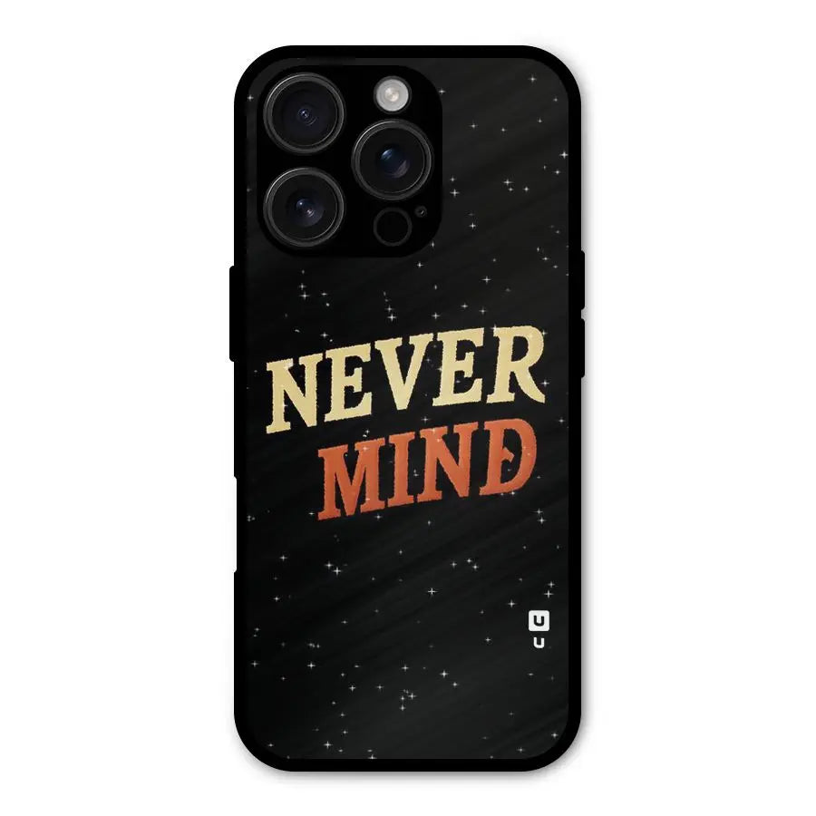 Never Mind Design Shockproof Hybrid Protection (Metal + TPU) Back Case Cover CoversCart