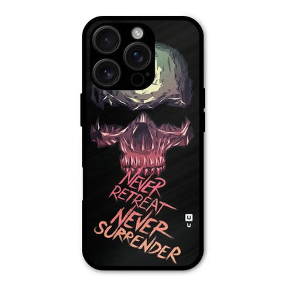 Never Retreat Shockproof Hybrid Protection (Metal + TPU) Back Case Cover CoversCart