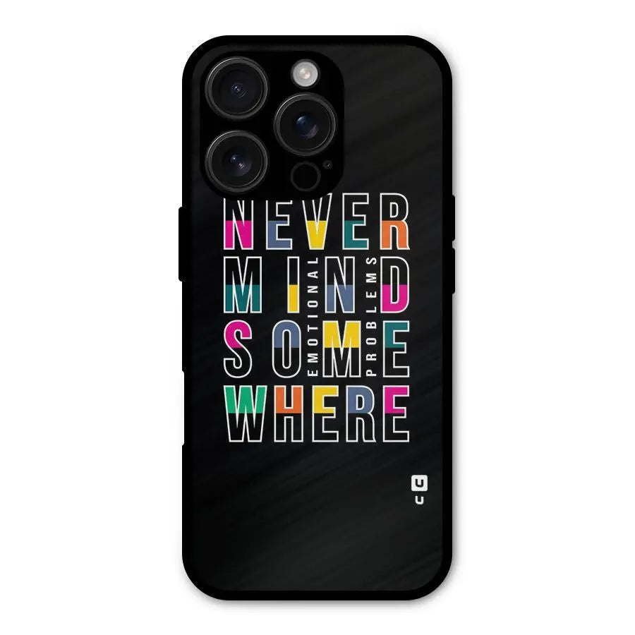 Nevermind Somewhere Shockproof Hybrid Protection (Metal + TPU) Back Case Cover CoversCart