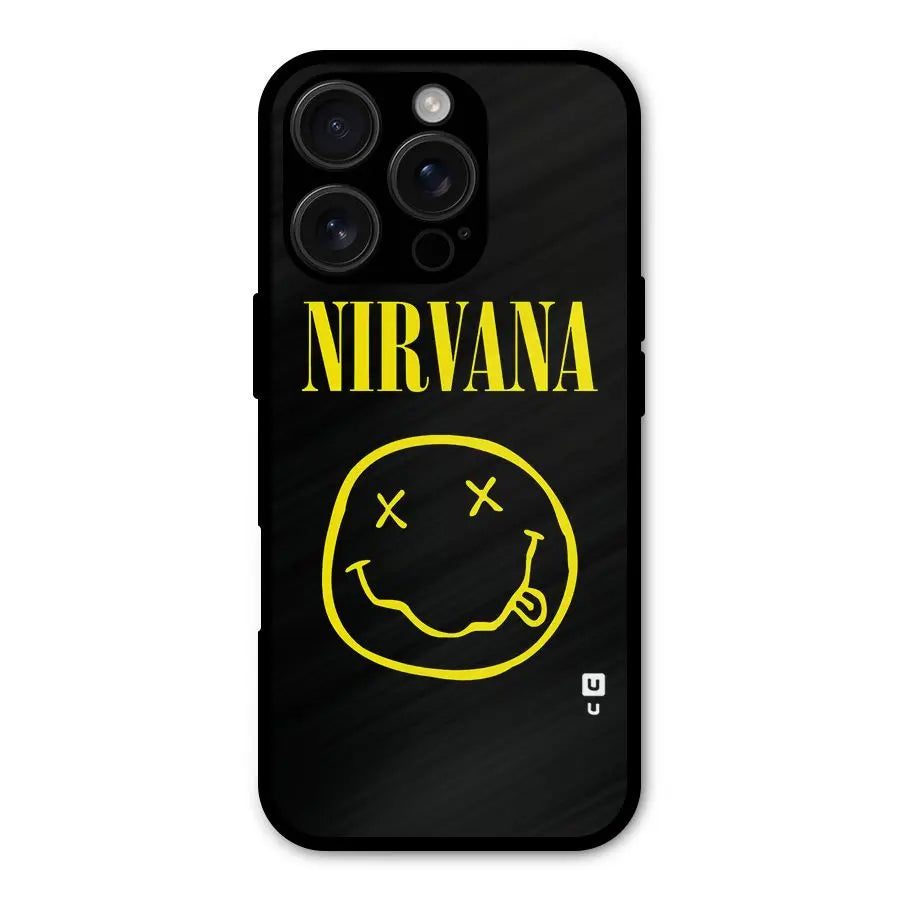 Nirvana Smiley Shockproof Hybrid Protection (Metal + TPU) Back Case Cover CoversCart