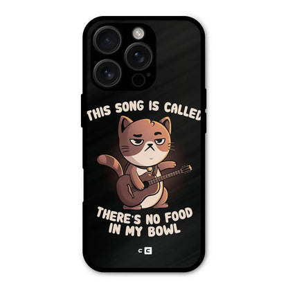 No Food in My Bowl Cat Shockproof Hybrid Protection (Metal + TPU) Back Case Cover CoversCart