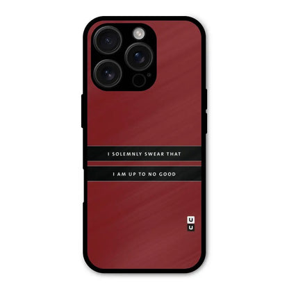 No Good Swear Shockproof Hybrid Protection (Metal + TPU) Back Case Cover CoversCart