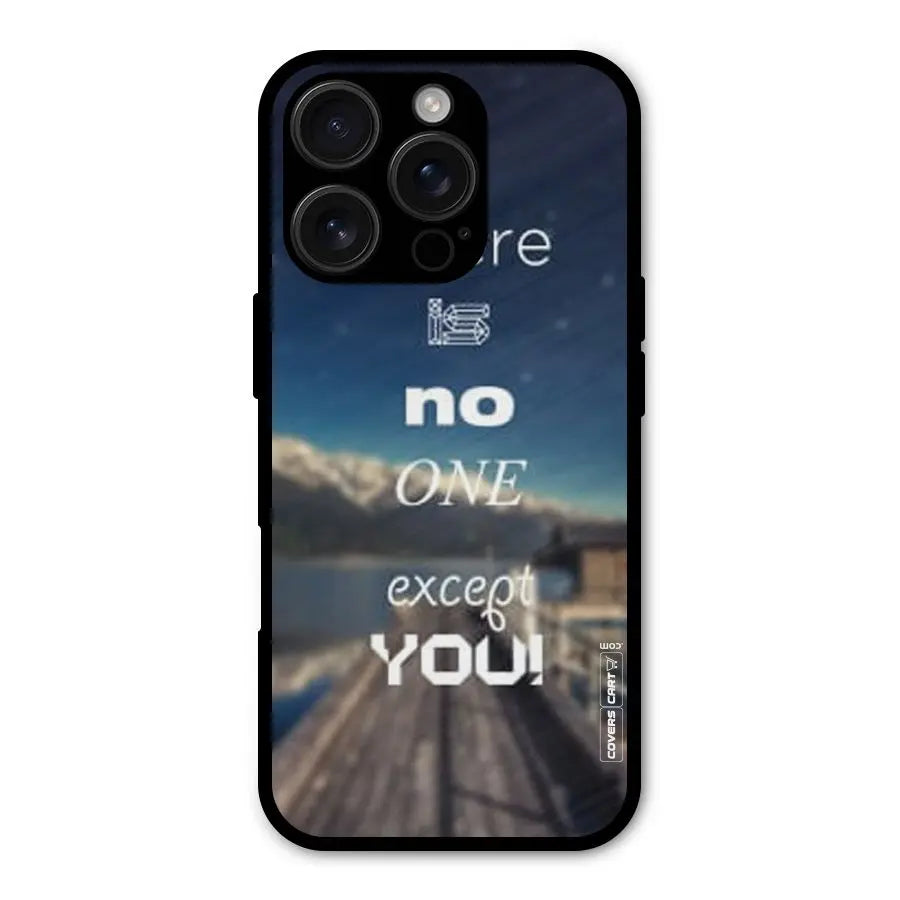 No One But You Shockproof Hybrid Protection (Metal + TPU) Back Case Cover CoversCart
