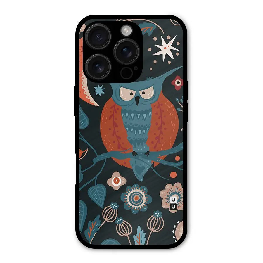 Nordic Arts Owl Moon Shockproof Hybrid Protection (Metal + TPU) Back Case Cover CoversCart