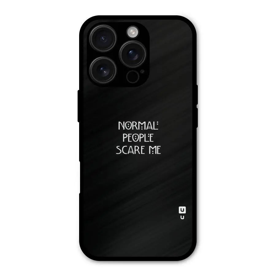 Normal People Shockproof Hybrid Protection (Metal + TPU) Back Case Cover CoversCart