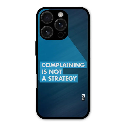 Not A Strategy Shockproof Hybrid Protection (Metal + TPU) Back Case Cover CoversCart