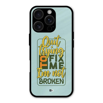 Not Broken Shockproof Hybrid Protection (Metal + TPU) Back Case Cover CoversCart