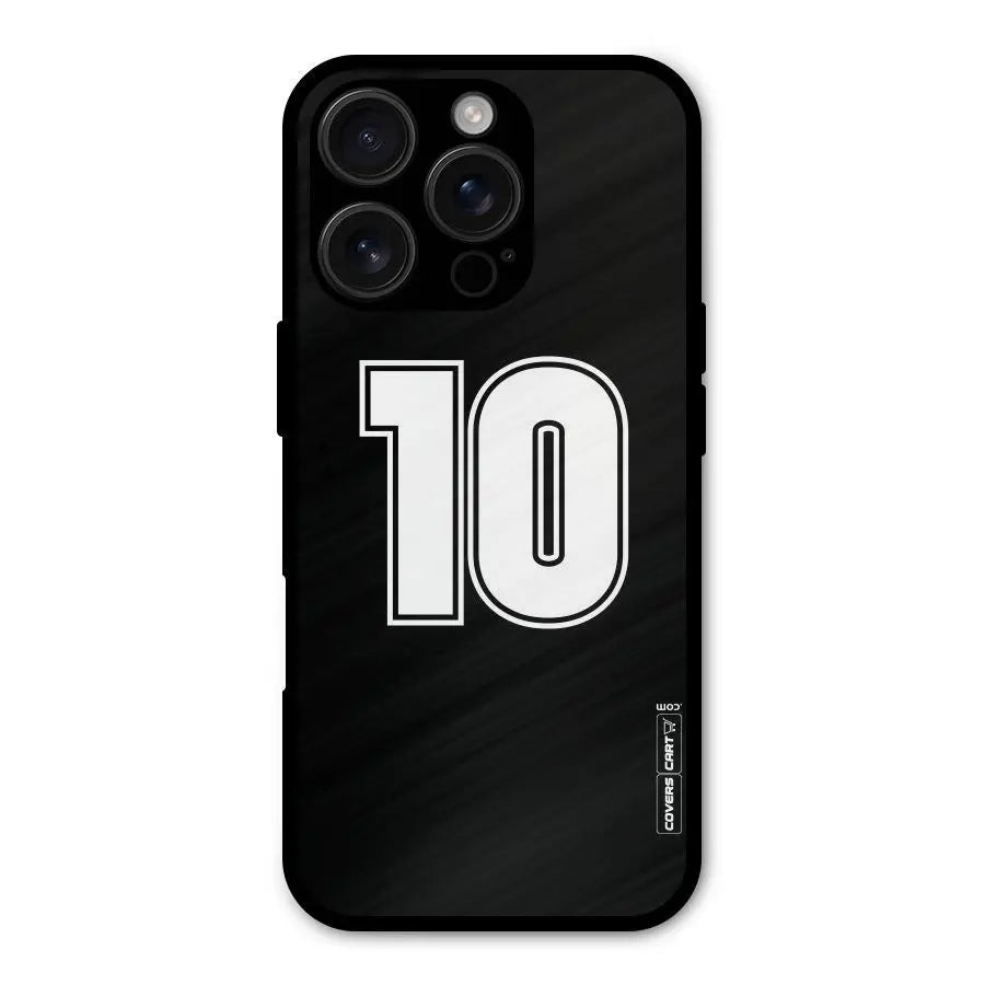 Number 10 Shockproof Hybrid Protection (Metal + TPU) Back Case Cover CoversCart
