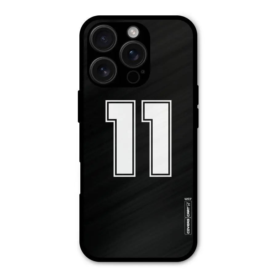 Number 11 Shockproof Hybrid Protection (Metal + TPU) Back Case Cover CoversCart