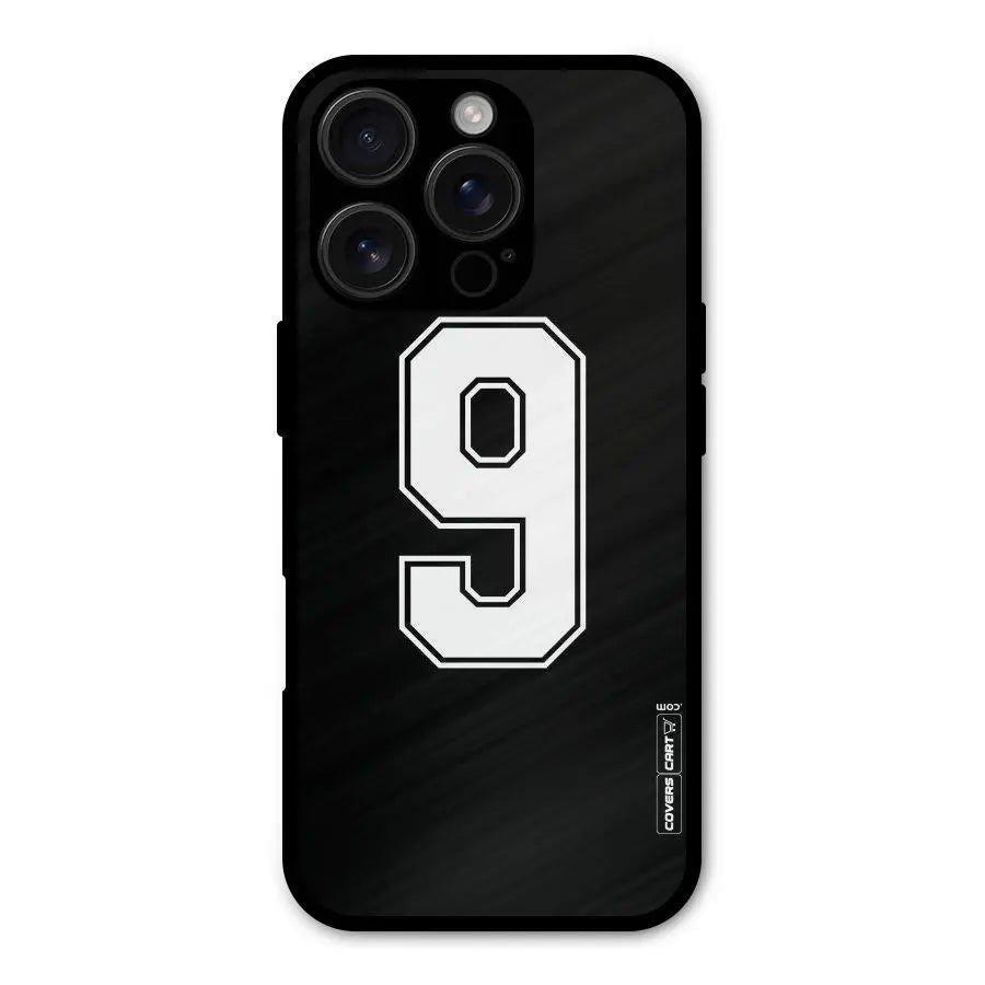 Number 9 Shockproof Hybrid Protection (Metal + TPU) Back Case Cover CoversCart