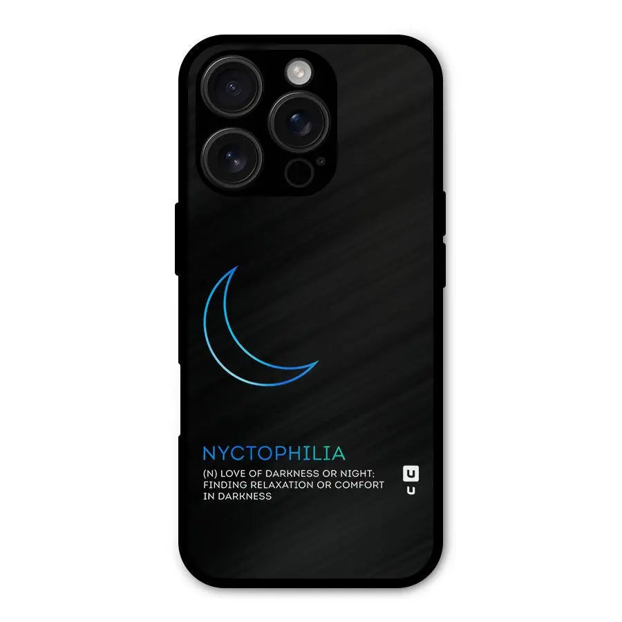 Nyctophilia Love of Darkness Shockproof Hybrid Protection (Metal + TPU) Back Case Cover CoversCart