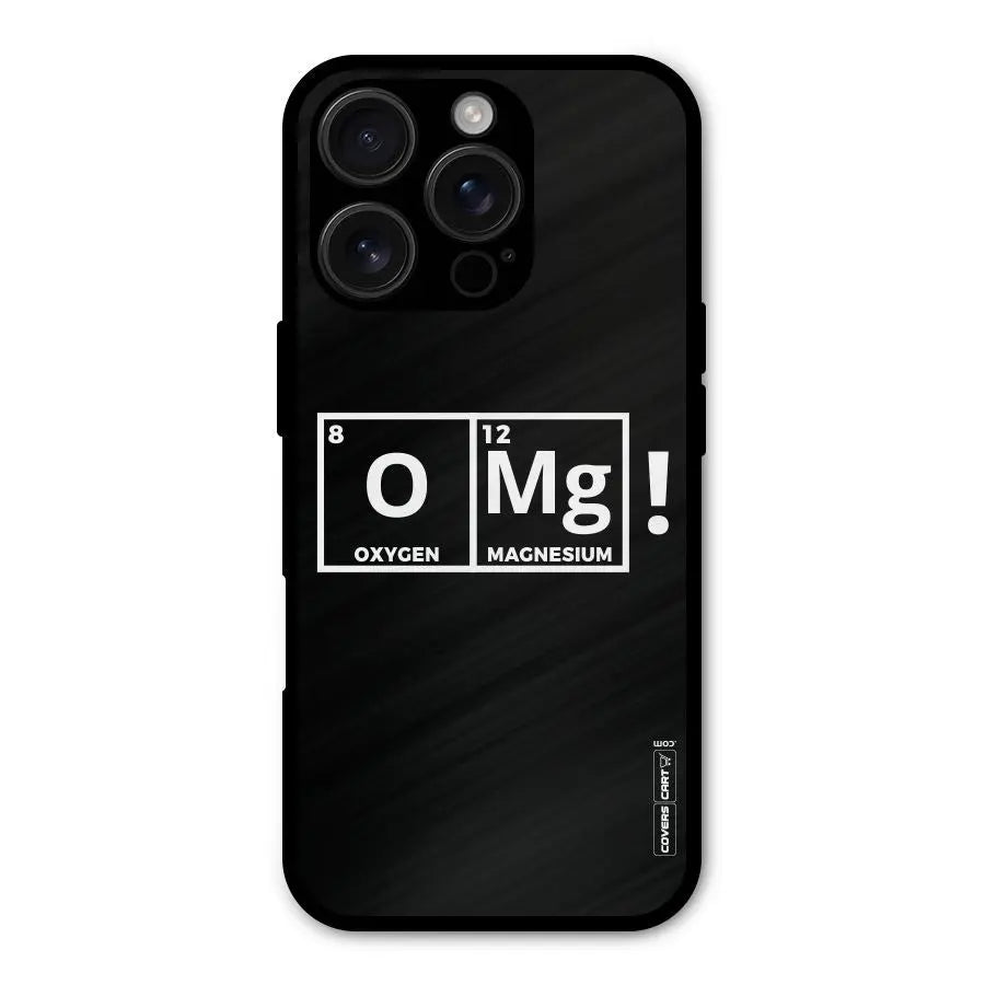 OMG Chemistry Pun Shockproof Hybrid Protection (Metal + TPU) Back Case Cover CoversCart