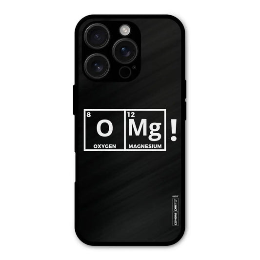OMG Chemistry Pun Shockproof Hybrid Protection (Metal + TPU) Back Case Cover CoversCart