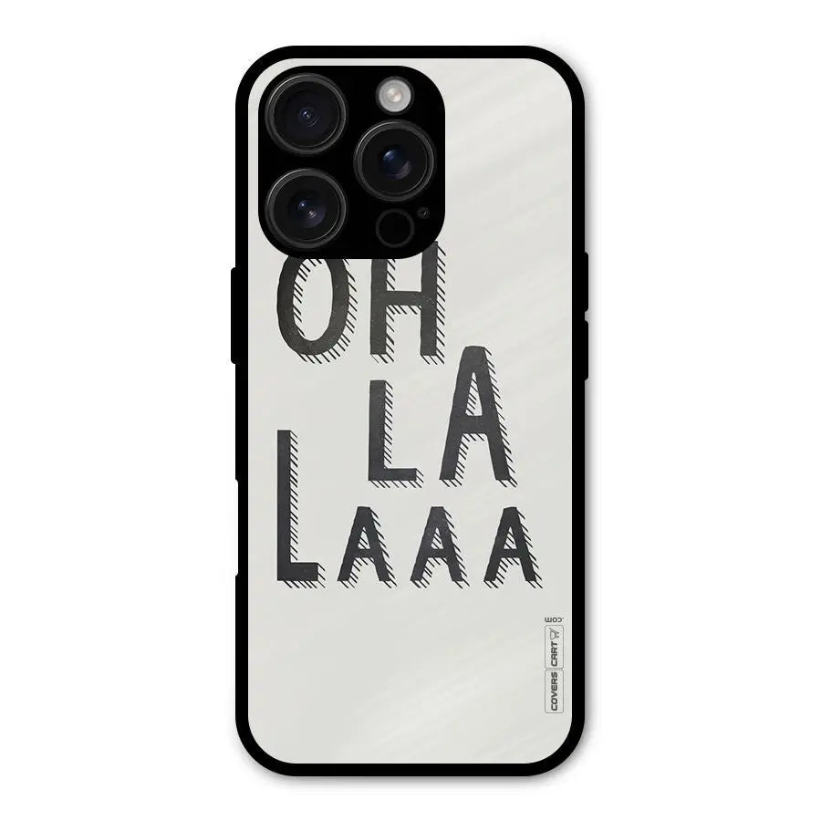 Oh La La Shockproof Hybrid Protection (Metal + TPU) Back Case Cover CoversCart