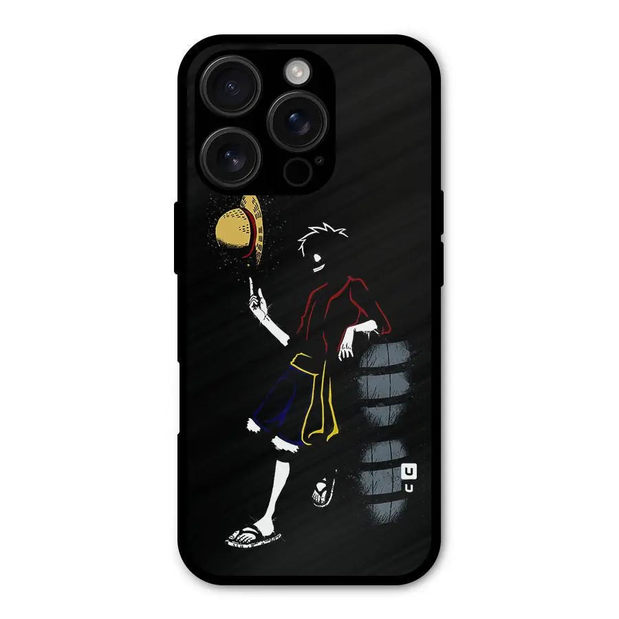 One Piece Luffy Style Shockproof Hybrid Protection (Metal + TPU) Back Case Cover CoversCart