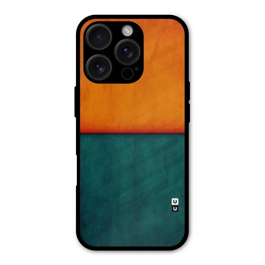 Orange Green Shade Shockproof Hybrid Protection (Metal + TPU) Back Case Cover CoversCart
