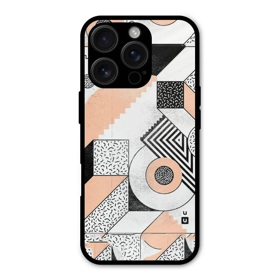 Orange Zig Zag Shockproof Hybrid Protection (Metal + TPU) Back Case Cover CoversCart