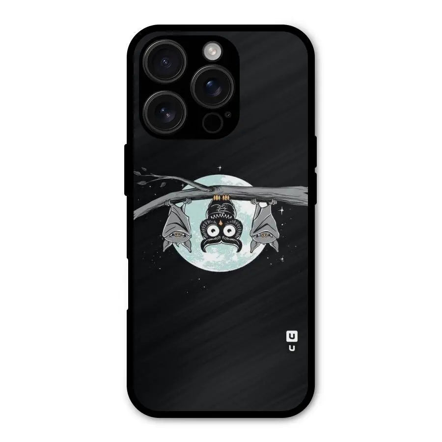 Owl Hanging Shockproof Hybrid Protection (Metal + TPU) Back Case Cover CoversCart