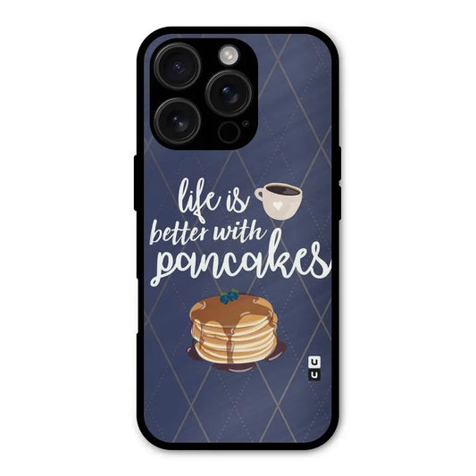 Pancake Life Shockproof Hybrid Protection (Metal + TPU) Back Case Cover CoversCart