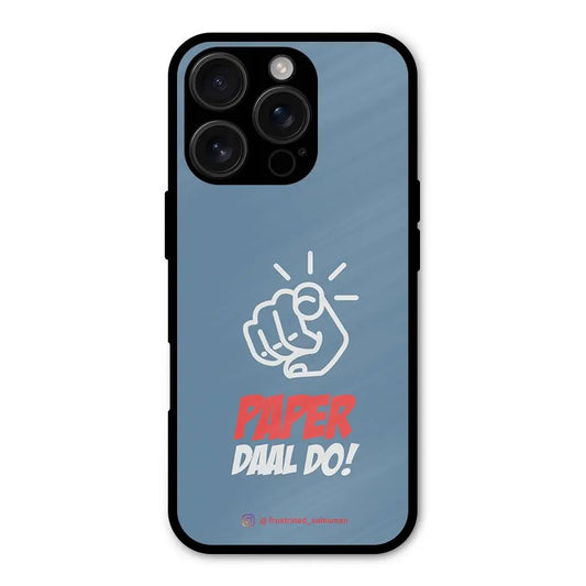 Paper Daal Do SteelBlue Shockproof Hybrid Protection (Metal + TPU) Back Case Cover CoversCart