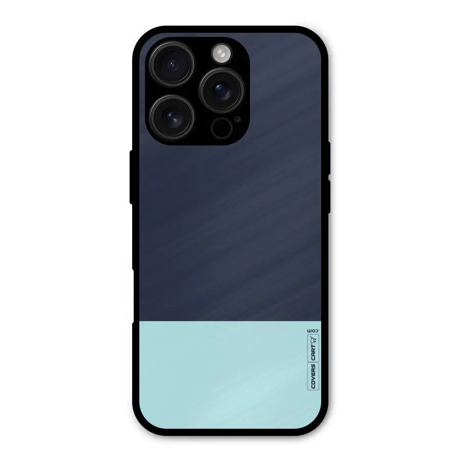 Pastel Blues Shockproof Hybrid Protection (Metal + TPU) Back Case Cover CoversCart