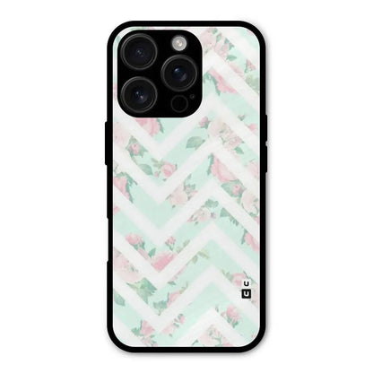 Pastel Floral Zig Zag Shockproof Hybrid Protection (Metal + TPU) Back Case Cover CoversCart
