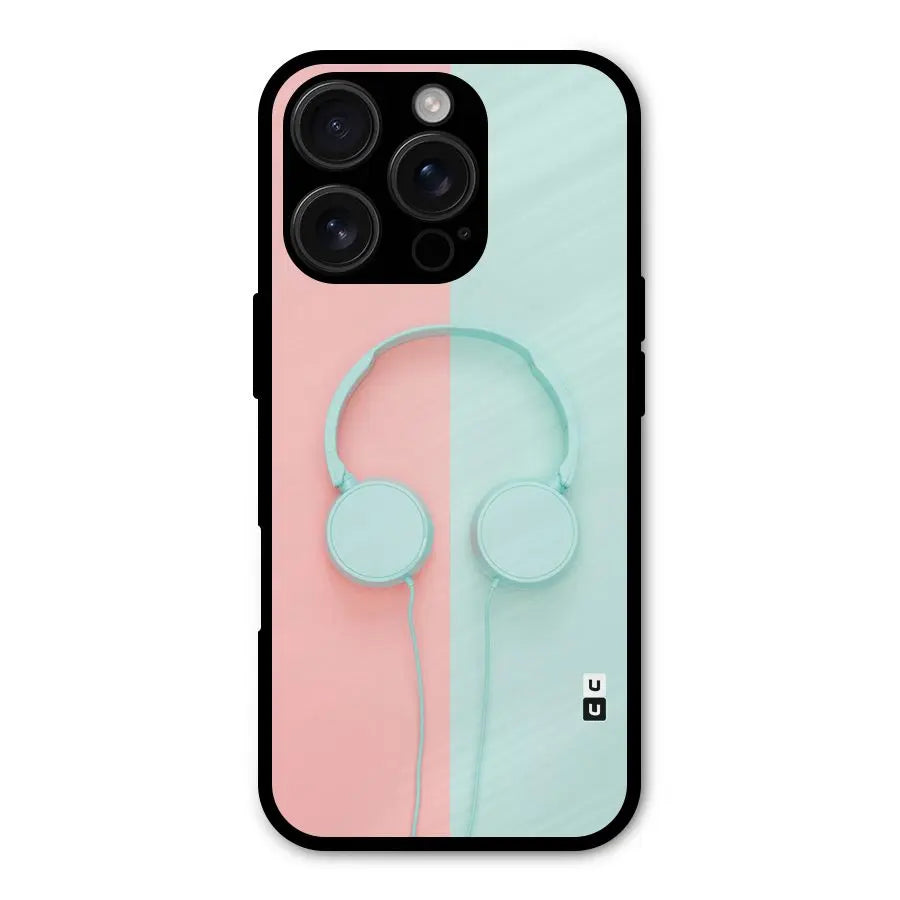 Pastel Headphones Shockproof Hybrid Protection (Metal + TPU) Back Case Cover CoversCart
