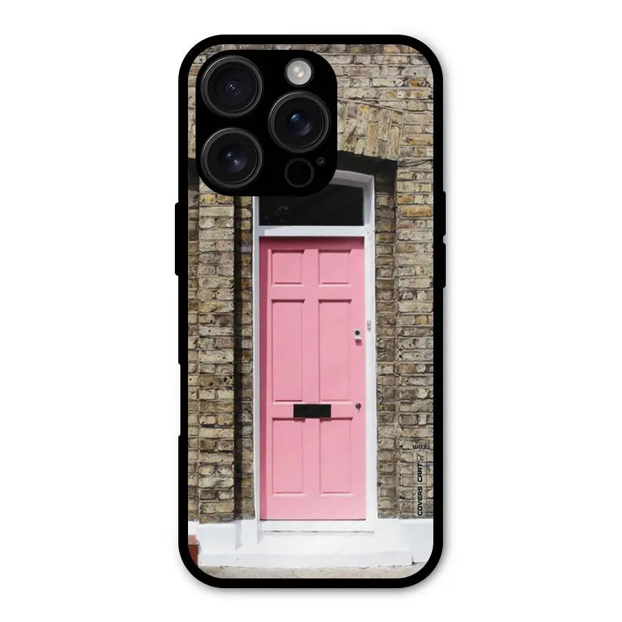 Pastel Pink Door Shockproof Hybrid Protection (Metal + TPU) Back Case Cover CoversCart