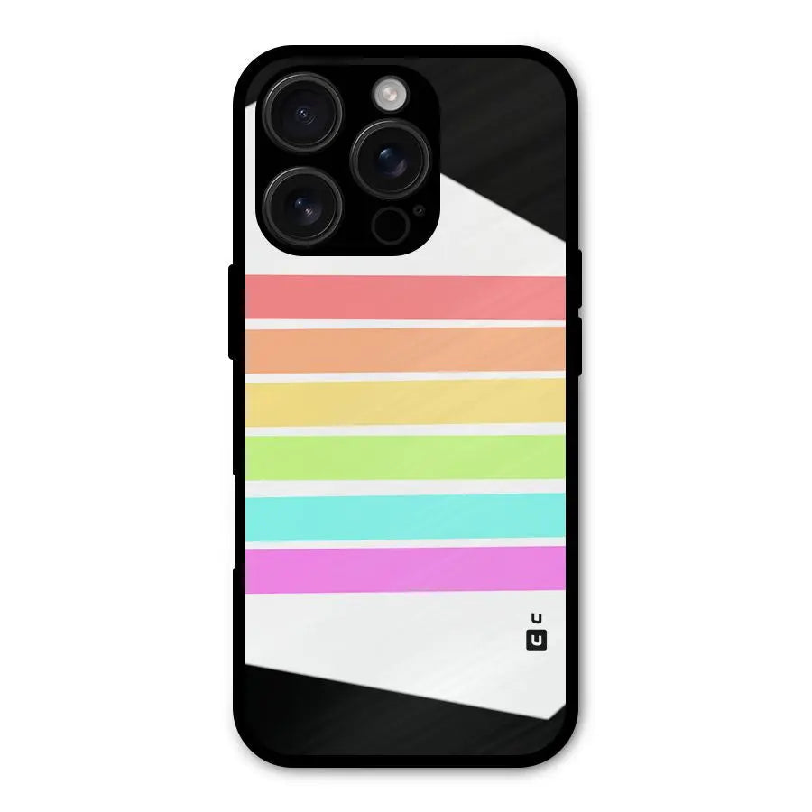 Pastel Pride Horizontal Stripes Shockproof Hybrid Protection (Metal + TPU) Back Case Cover CoversCart