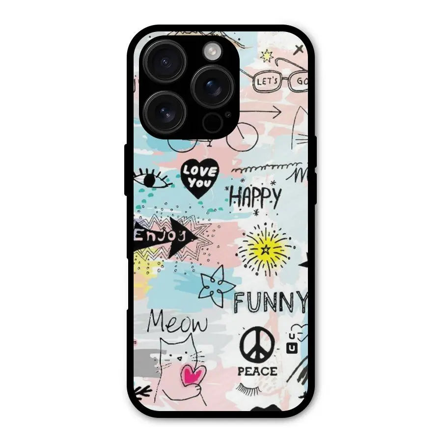 Peace And Funny Shockproof Hybrid Protection (Metal + TPU) Back Case Cover CoversCart
