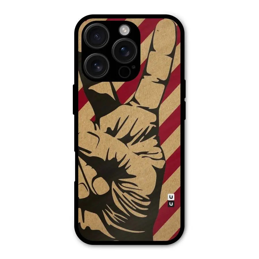 Peace Stripes Shockproof Hybrid Protection (Metal + TPU) Back Case Cover CoversCart
